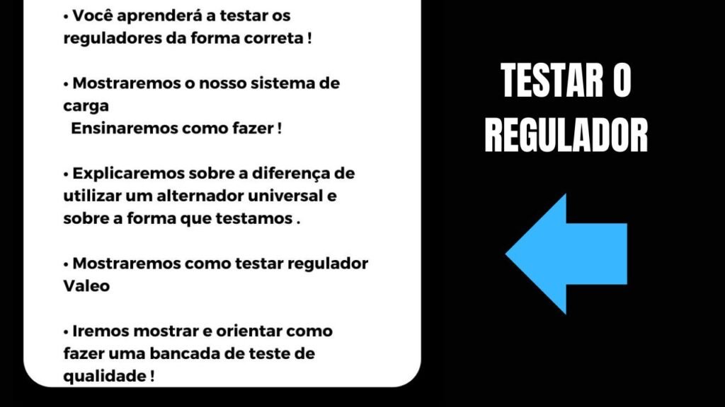 Curso de Elétrica Automotiva: Remanufatura Completo de Regulador de Voltagens